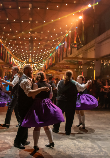 Dancers At Oktoberfest Club